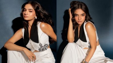 Anushka Sen’s White Waistcoat With Bottoms Is A Fit To Rock Chic Office Look
