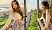 Ashi Singh Soaking Up Sunshine Vibes in a Chic White Crop Top and Printed Pants, See Pics!