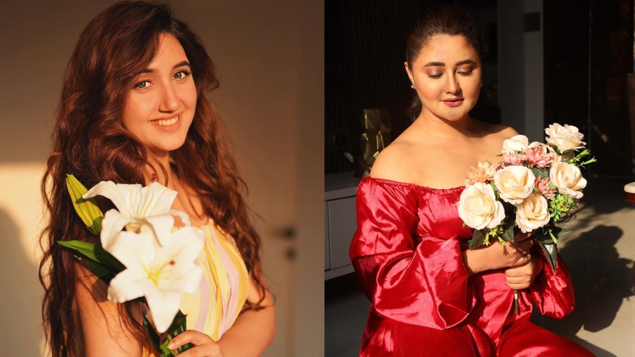 Ashnoor Kaur and Rashami Desai Flaunts Their Love With Flowers, Check Out Pictures Below! 896119