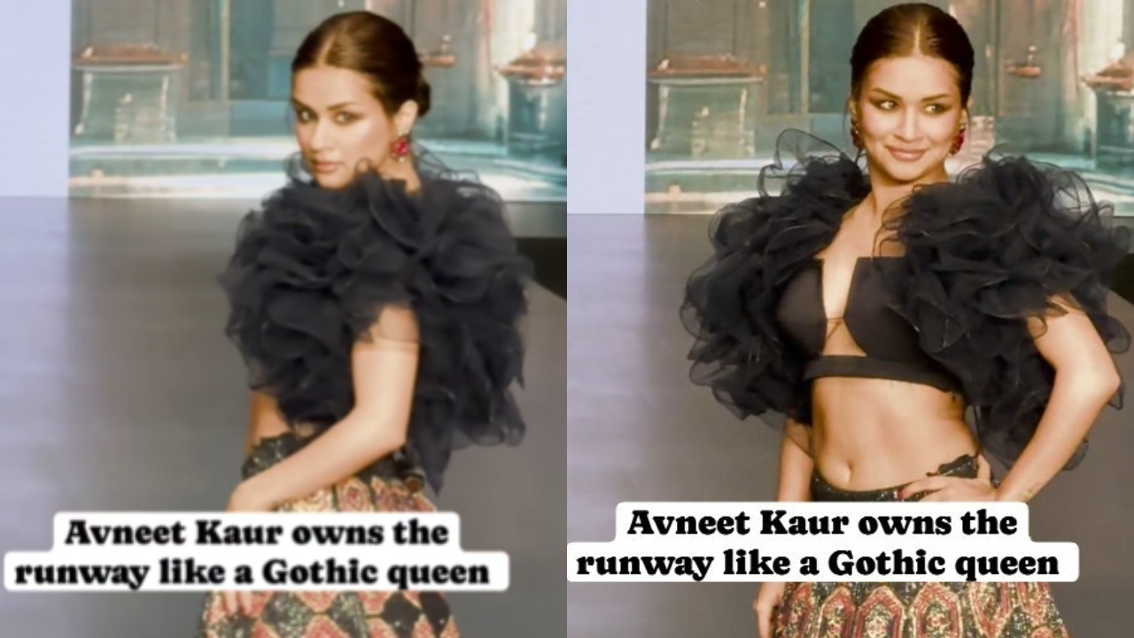 Avneet Kaur Walks Like ‘Queen’ On Runway Wearing Gothic Blouse & Skirt