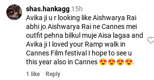 Balika Vadhu Actress Avika Gor Stuns In A One-Shoulder Gown, Fan Compares Her With Aishwarya Rai 896297