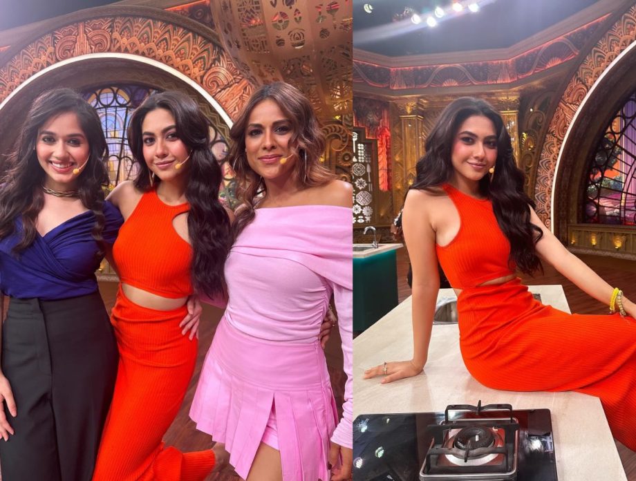 BFFs Reem Shaikh, Nia Sharma And Jannat Zubair Have A Whale Of A Time On Sets Of Laughter Chefs; Share BTS Pics 897449