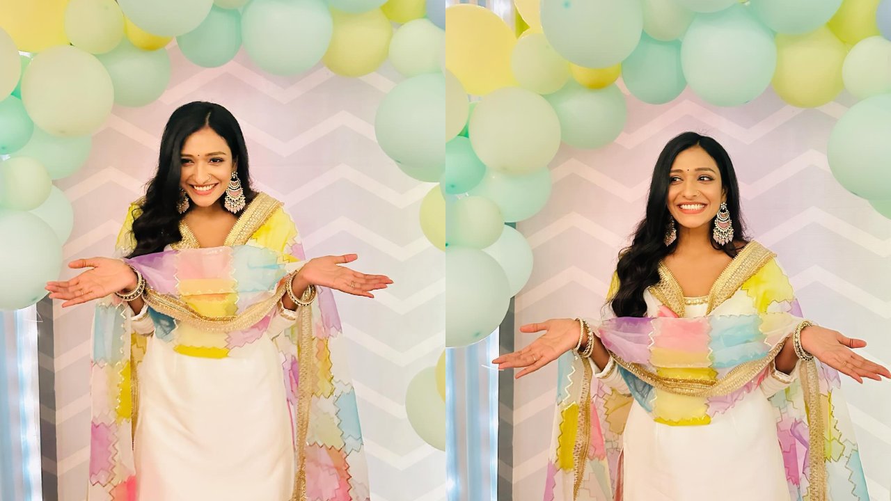 Bhagya Lakshmi Set: Aishwarya Khare's Heartwarming Pictures Behind-the-scenes Are Unmissable 897081