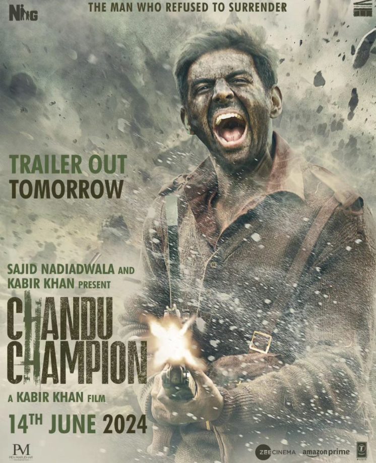 Brace Yourselves: Jaw-Dropping War Sequence Poster From Kartik Aaryan starrer Chandu Champion Out Now 895524