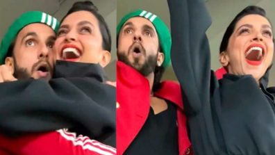 Deepika Padukone nudges Ranveer Singh as the latter’s favorite football club gets in championship position