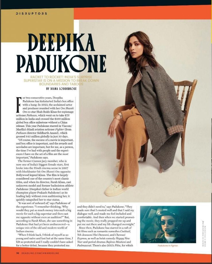 Deepika Padukone recognised as a global Disruptor 2024 for her contributions to entertainment industry, alongside Eva Longoria, Uma Thurman & Others! 895210