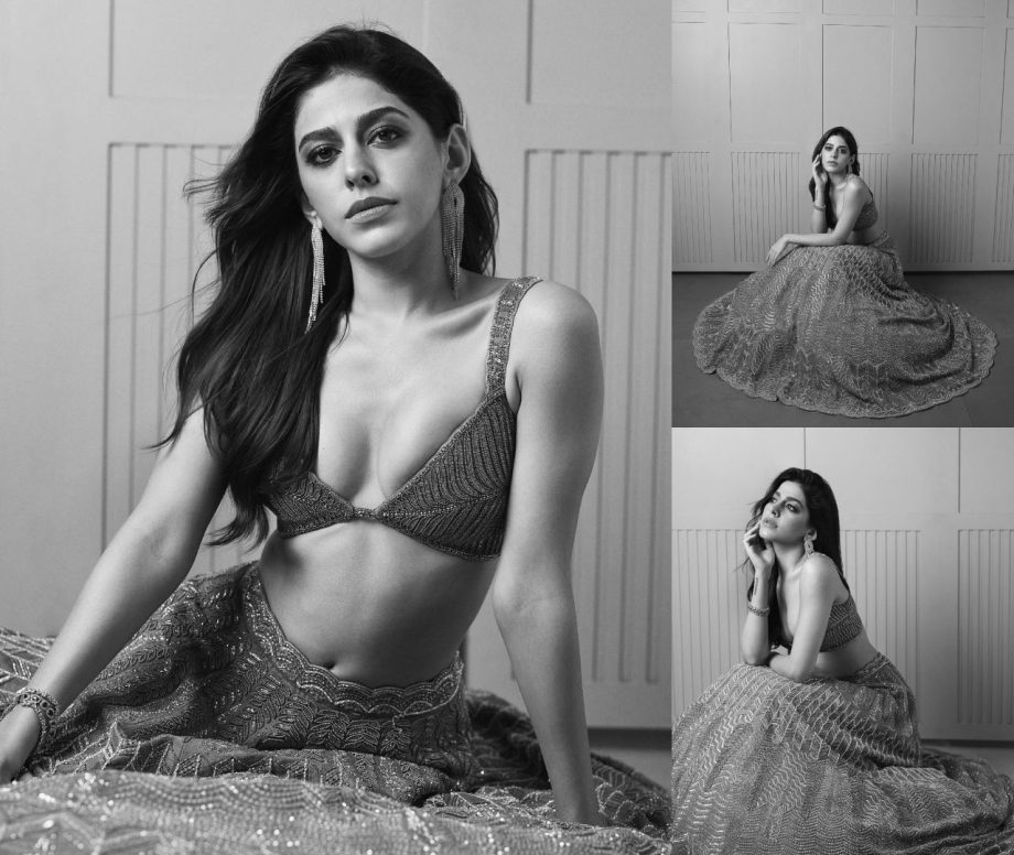 Desi Vs. Videsi: Alaya F In Lehenga Set Or Alaya F In Strapless Gown: Which Monochrome Outfit Suits Her Better? 896052