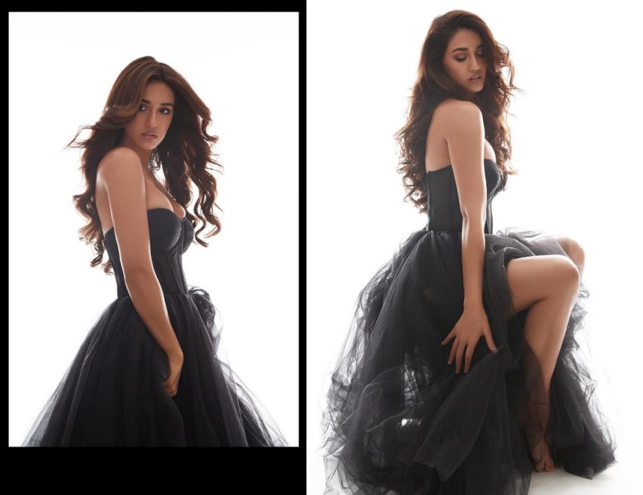 Disha Patani, Mouni Roy Or Tara Sutaria: Who Stuns In A Black Corset Gown? 896123