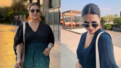 Divyanka Tripathi Flaunts Her Jazzy Afternoon Glamour in a Printed Kaftan Dress, See Photos!