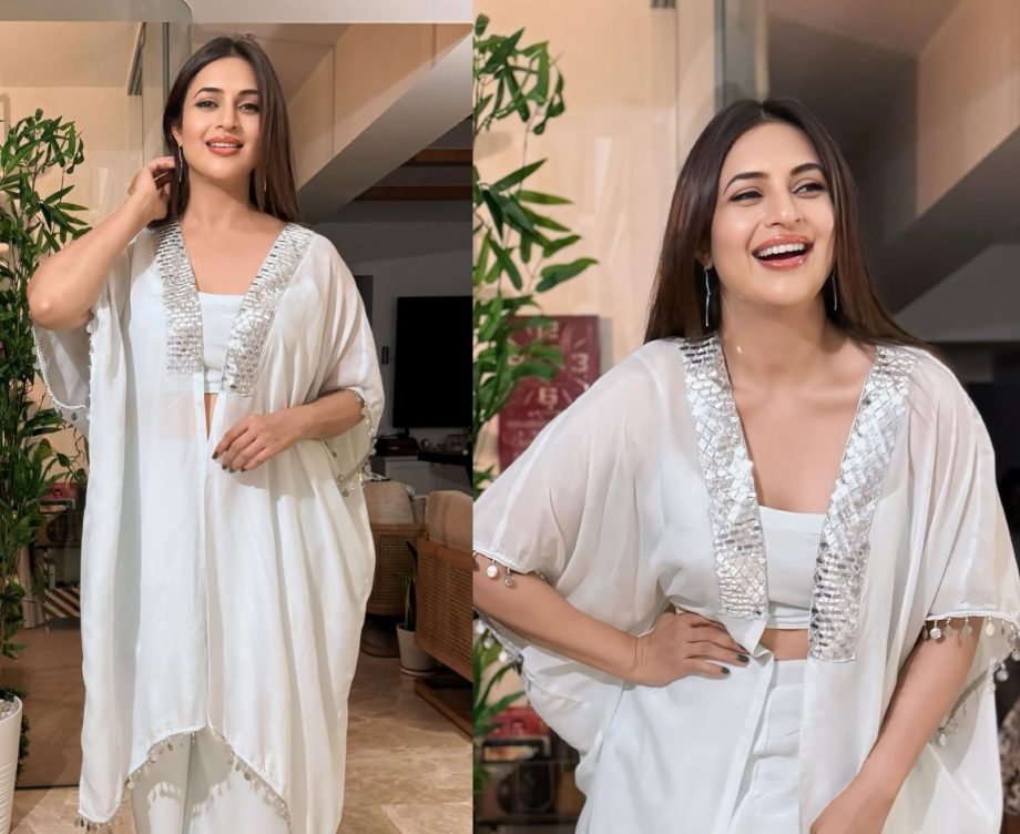 Divyanka Tripathi Looks Gorgeous in an All-White Co-ord Set, See Pics! 895089