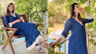 Divyanka Tripathi Stuns in a Blue Anarkali Kurta is an Ideal Pick for Summer Season, See Pics!