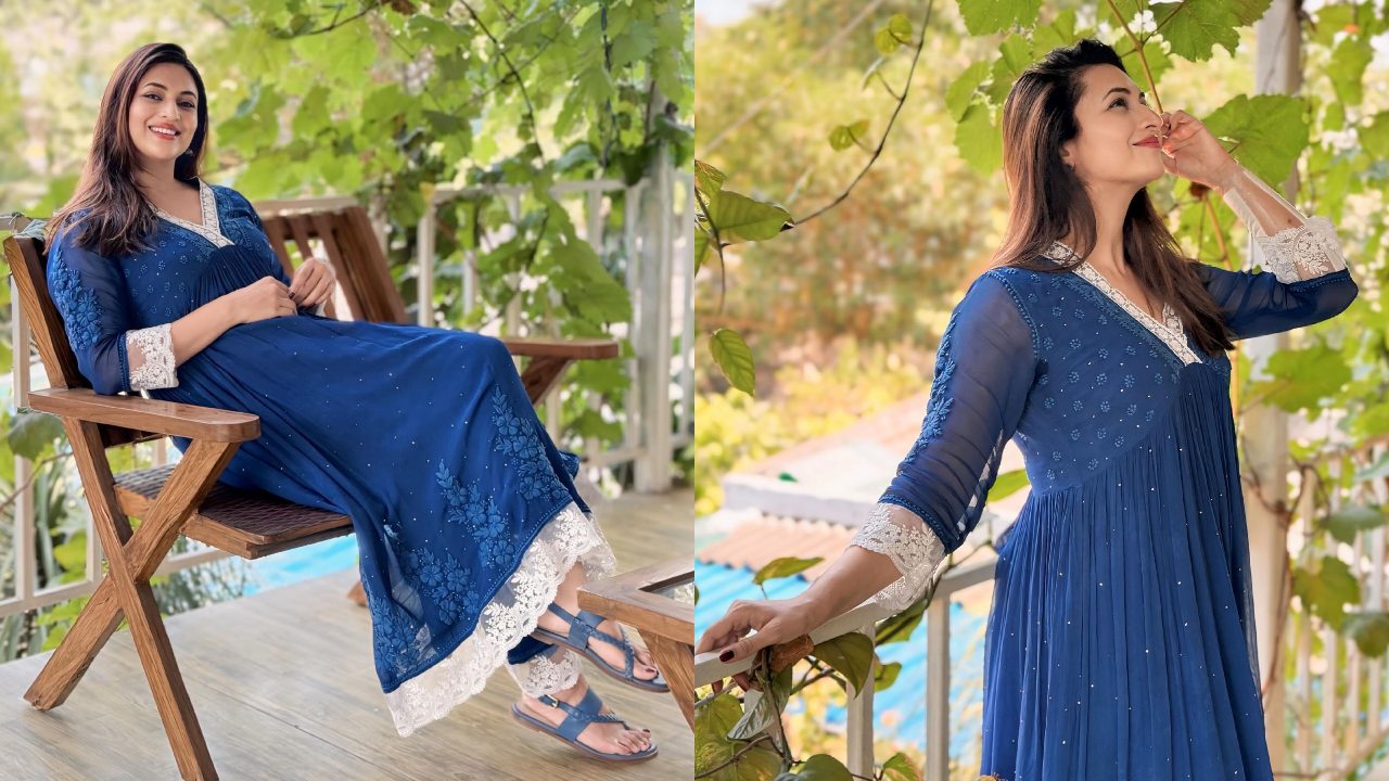 Divyanka Tripathi Stuns in a Blue Anarkali Kurta is an Ideal Pick for Summer Season, See Pics! 894766
