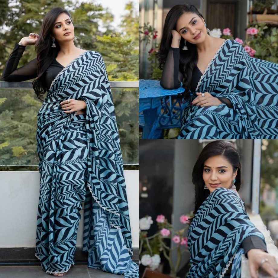 Elevate Your Saree Look With Hairstyles Inspired By Sreemukhi, Curls-Bun 894331