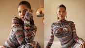 Esha Gupta Flaunts Jaw-Dropping Curvy Physique in a Printed Bodycon Dress, Fans Can’t Handle the Heat!