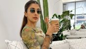 Floral Top, Slit Denim Skirt & Glasses: Decoding Pooja Hegde's Coffee Date Look 895957