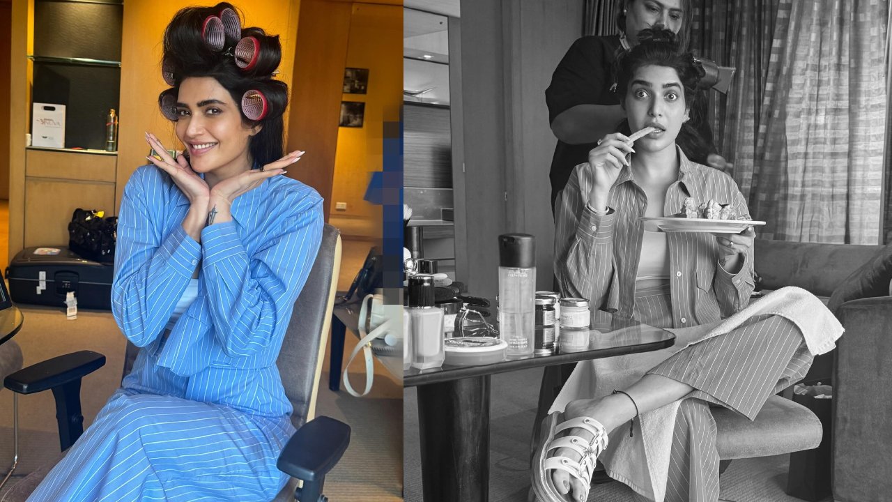 From Glamour to Gourmet: Karishma Tanna Treats Fans With her BTS Moments! 893929