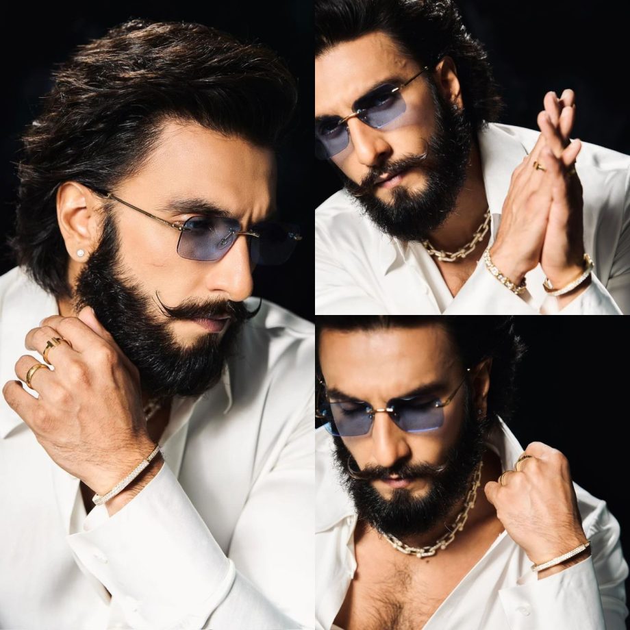 From New York to Mumbai, Ranveer Singh Continues To steal the show as the brand ambassador with his statement Ivory outfit! 894569