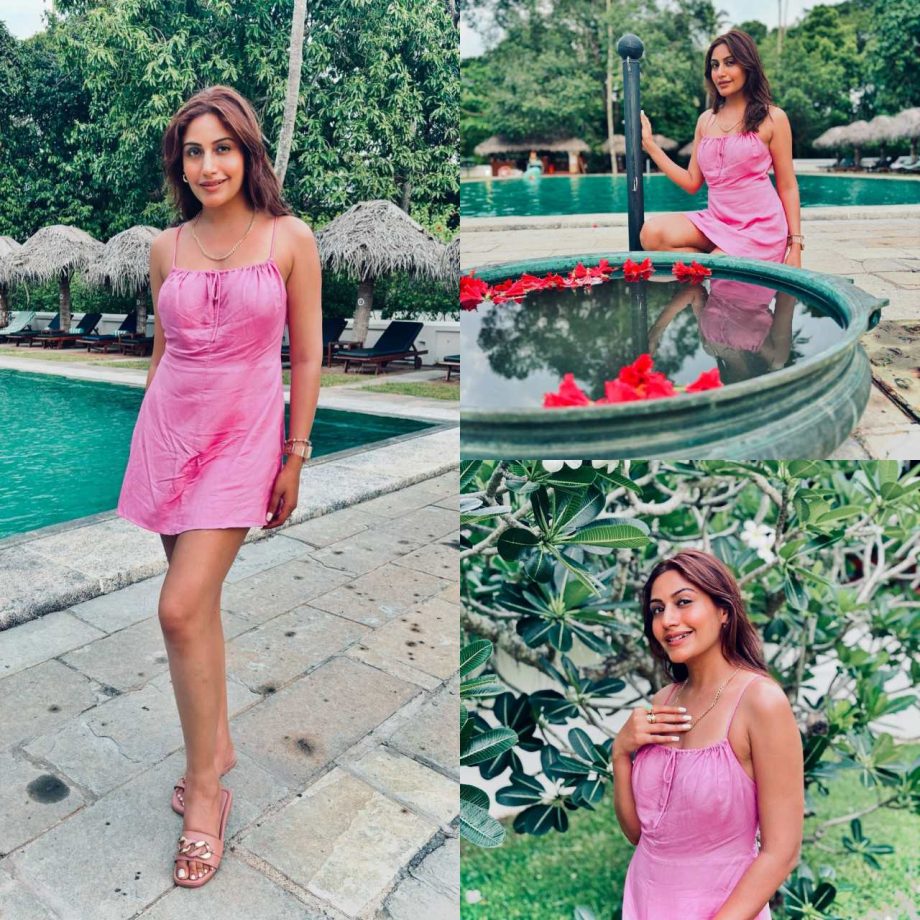 Get Beach Look Ready With Surbhi Chandna's Pink Short Dress Look, See Pics! 897008