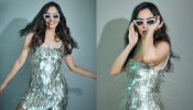Get Ready To Rock The Summer Party Like Manushi Chhillar In Silver Glittery Mini-dress 893829