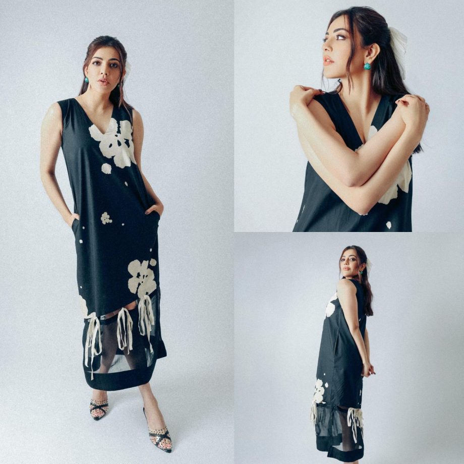 Grab The Spotlight Like South Divas Kajal Aggarwal, Aishwarya Lekshmi & Krithi Shetty In Party Wear Dress 897885