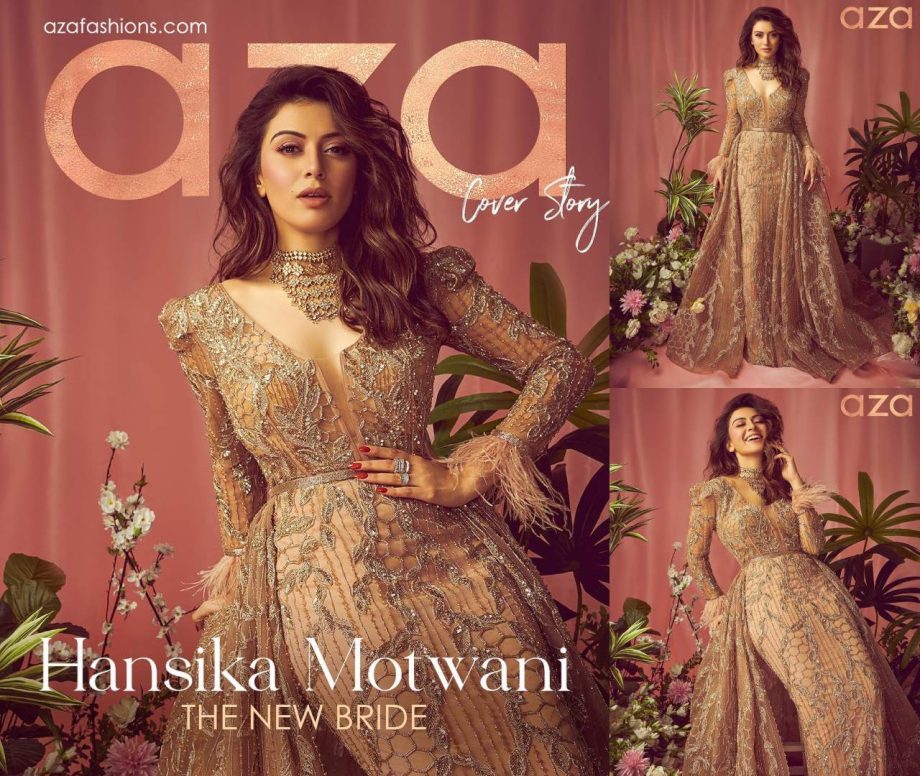 Hansika Motwani's Bodycon Gown Vs. Sreemukhi's Ball Gown: Who Slays In Golden Glam Better? 897117