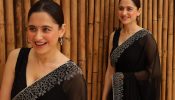 Heeramandi Actress Sanjeeda Shaikh Looks Ravishing In Black Sheer Saree With Simple Blouse, See Pics! 896966
