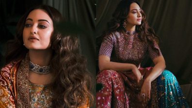 Heeramandi Fareedan Aka Sonakshi Sinha Flaunts Her Glamour In Designer Bandhani Ethnic Outfits