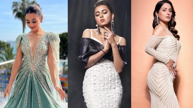 Helly Shah, Tejasswi Prakash and Hina Khan Set Party Trends with Must-Have Western Gowns