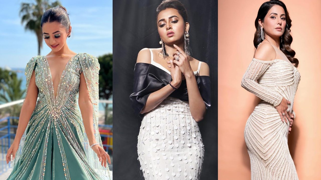 Helly Shah, Tejasswi Prakash and Hina Khan Set Party Trends with Must-Have Western Gowns 895715