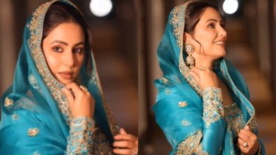 Hina Khan Embracing Ethnic Grace in a Blue Kurta Set, Watch Video!