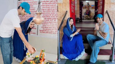 Ideal Couple: Divyanka Tripathi Seeks Blessings At Temple With Husband Vivek Dahiya
