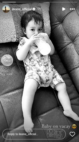 Ileana D’Cruz Shares Delightful Monochrome Picture Of Baby Koa On Vacation With A 'Do Not Disturb' Vibe! 896888