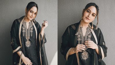 In Photos: Sonakshi Sinha Redefines Classic Elegance In Black Sharara