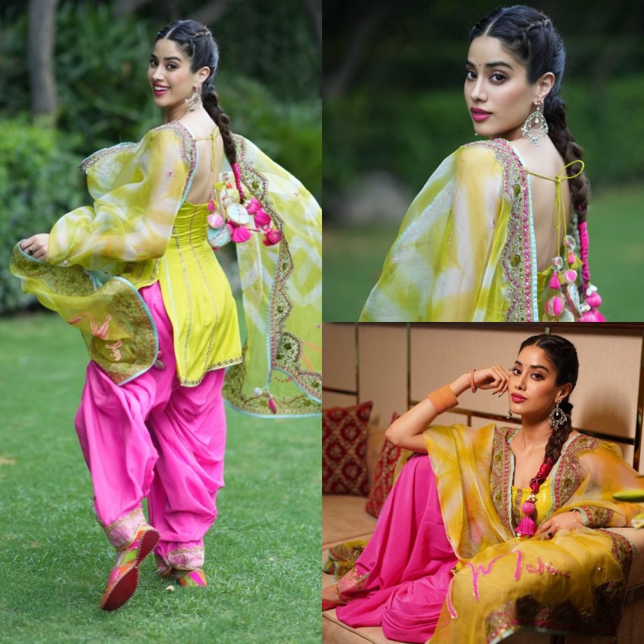 Janhvi Kapoor Wows In Stunning Vibrant Patiala Suit For Mr. And Mrs. Mahi, Orry Can't Take His Eyes Off! 896985