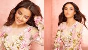 Jasmin Bhasin Exudes Glow Like Fairytale Princess In Rose Pink Floral Gown, See Photos