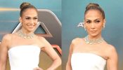 Jennifer Lopez Styles Her Look In Manish Malhotra's ILENA Necklace Set At Atlas Premiere, 896280