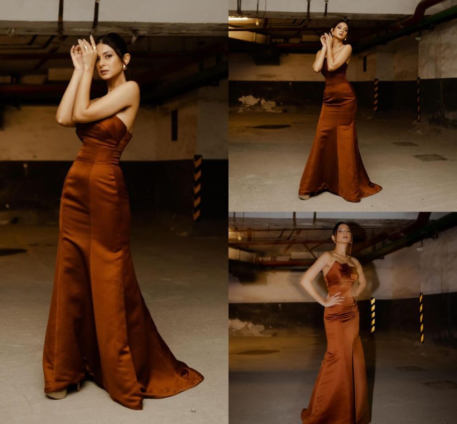 Jennifer Winget To Jannat Zubair: Take Cues From TV Actresses' For Cocktail Party In Stunning Brown Evening Gowns 895992
