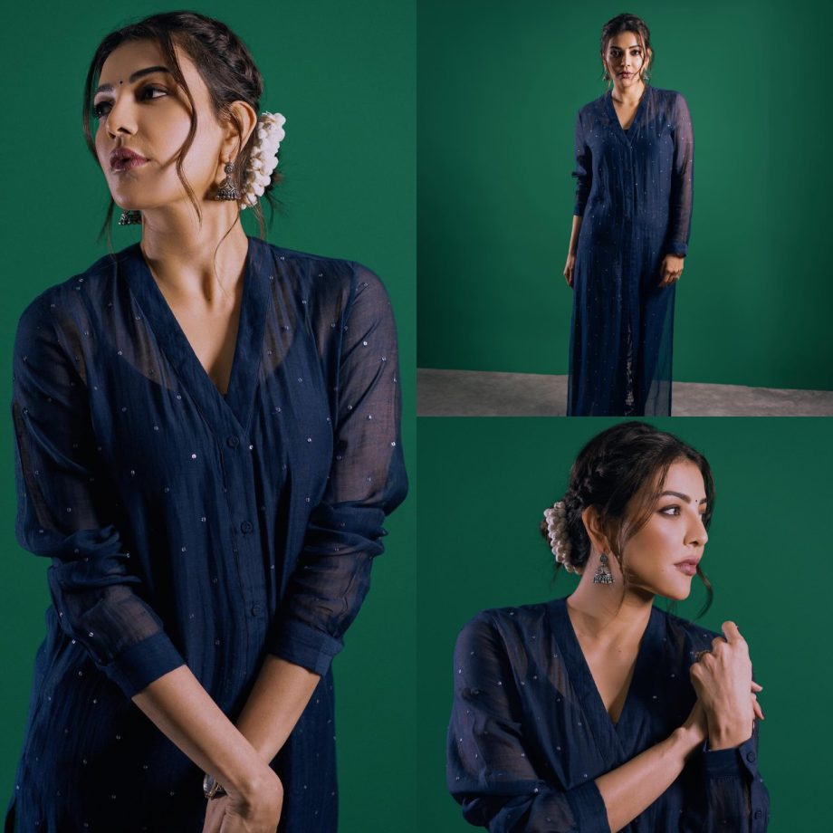 Kajal Aggarwal Vs. Sreemukhi: Who Rocks In Indo-Western Outfits Better? 896994