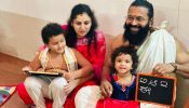Kantara Star Rishab Shetty seek blessings at the famous Mahaswamy temple Divya Kshetra Hariharapura with family