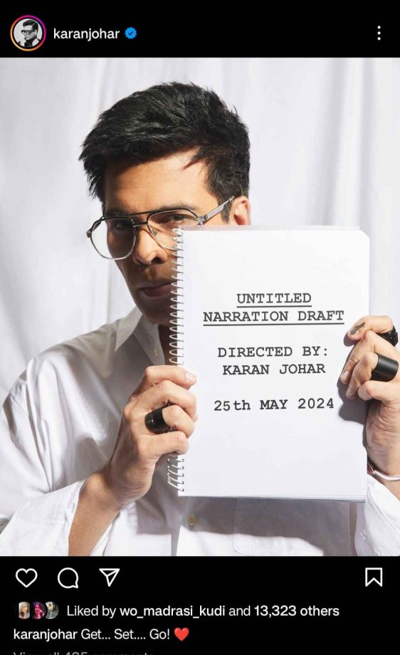 Karan Johar confirms his next directorial venture on his birthday 896828