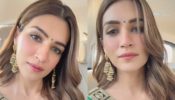 Kriti Sanon Shows Her Desi Side In Green Saree, Makes Hearts Flutter With Her Quirky Expressions
