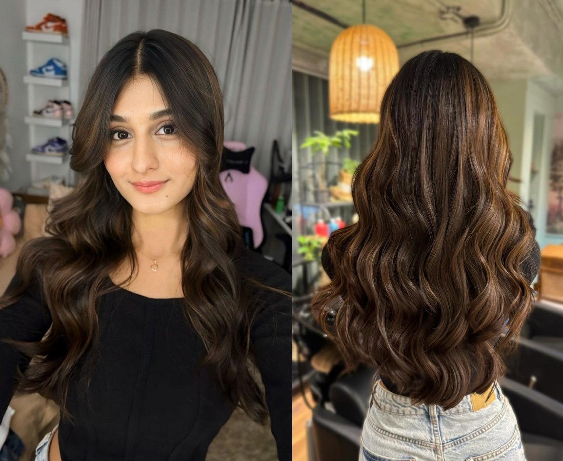 Level Up Your Look with Payal Gaming-Inspired Brown Hair Color for the Ultimate Summer Style! 893936