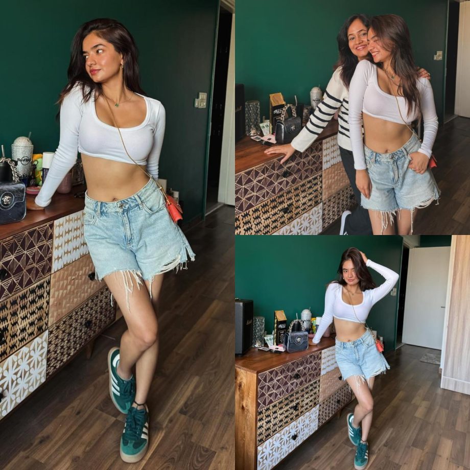 Look Cool This Summer Like Anushka Sen In White Crop Top And Denim 893874