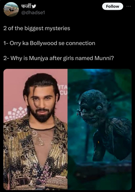 MADDOCK FILMS’ ‘MUNJYA’, INDIA'S FIRST CGI ACTOR BECOMES INTERNET’S NEWEST MEME SENSATION! 896380