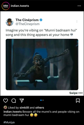 MADDOCK FILMS’ ‘MUNJYA’, INDIA'S FIRST CGI ACTOR BECOMES INTERNET’S NEWEST MEME SENSATION! 896383