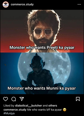 MADDOCK FILMS’ ‘MUNJYA’, INDIA'S FIRST CGI ACTOR BECOMES INTERNET’S NEWEST MEME SENSATION! 896386