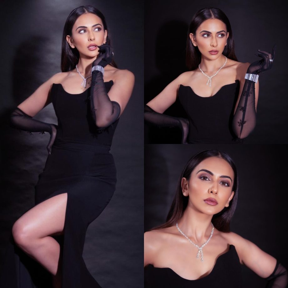 Manushi Chillar, Rakul Preet Singh And Shehnaaz Gill: Bollywood Divas And Their Obsession With Party-Perfect Black Strapless Gown 896426
