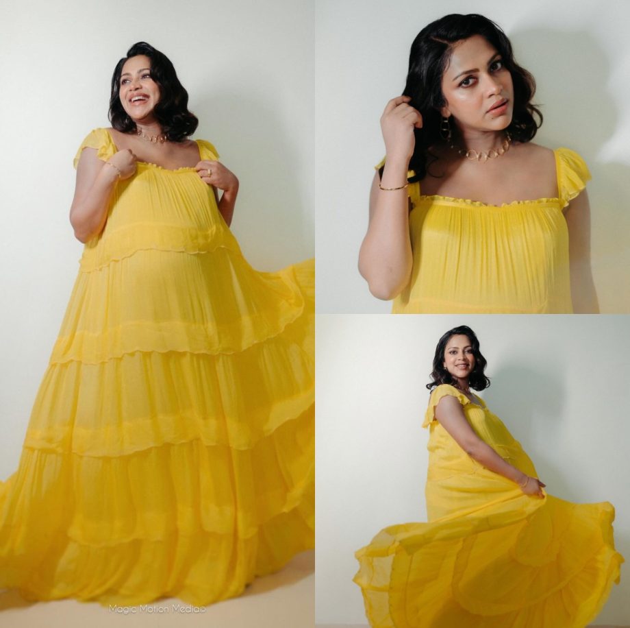 Moms-to-be Deepika Padukone And Amala Paul In Yellow Maxi Dress- Who's Slay Maternity Fashion? 896900