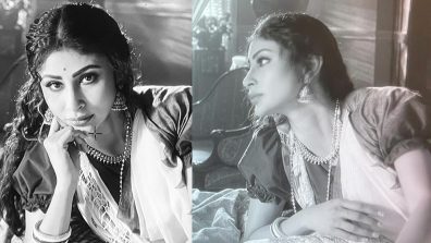 Mouni Roy Embraces Vintage ‘Charulata’ Vibes in a Bengali Saree, Check Out Monochrome Photos!
