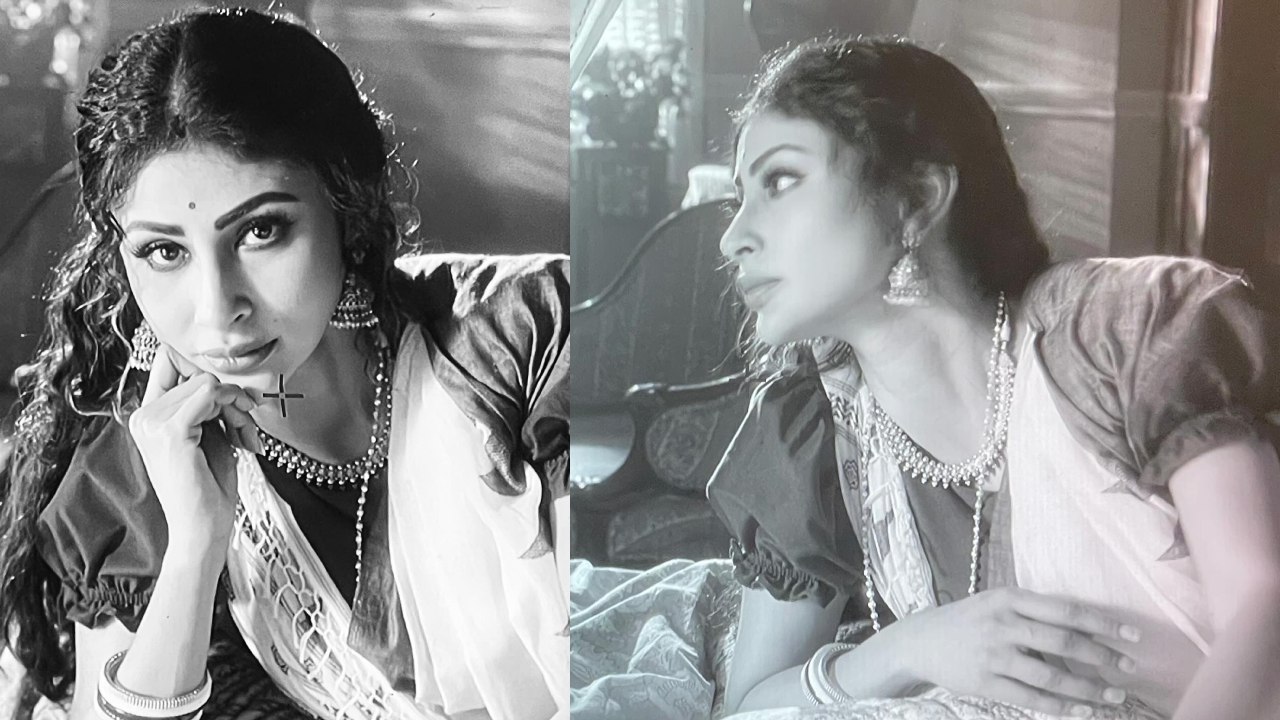 Mouni Roy Embraces Vintage 'Charulata' Vibes in a Bengali Saree, Check Out Monochrome Photos! 894529